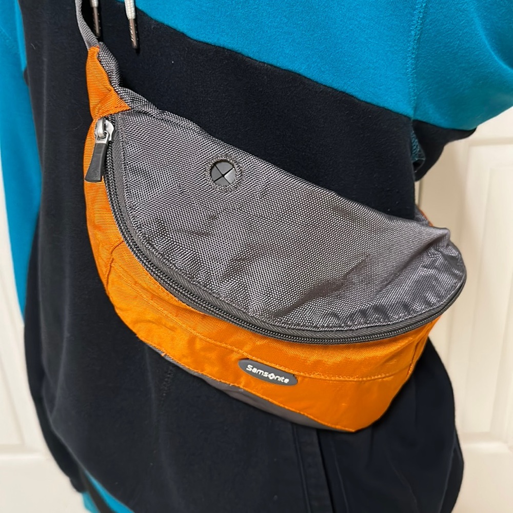 Samsonite orange & grayWaist Bag